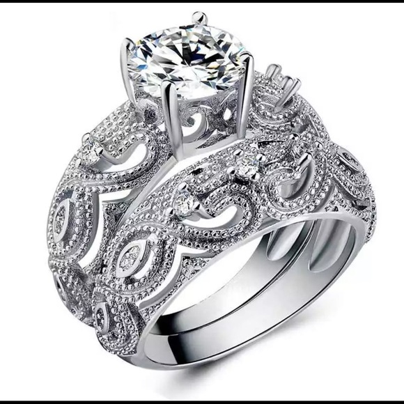 Ornate Ring Set - Picture 1 of 6